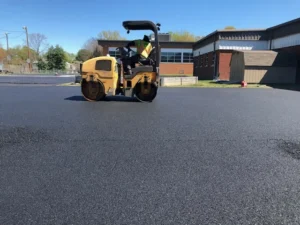 commercial parking lot paving