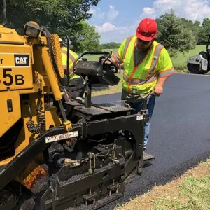 fire station parking lot paving