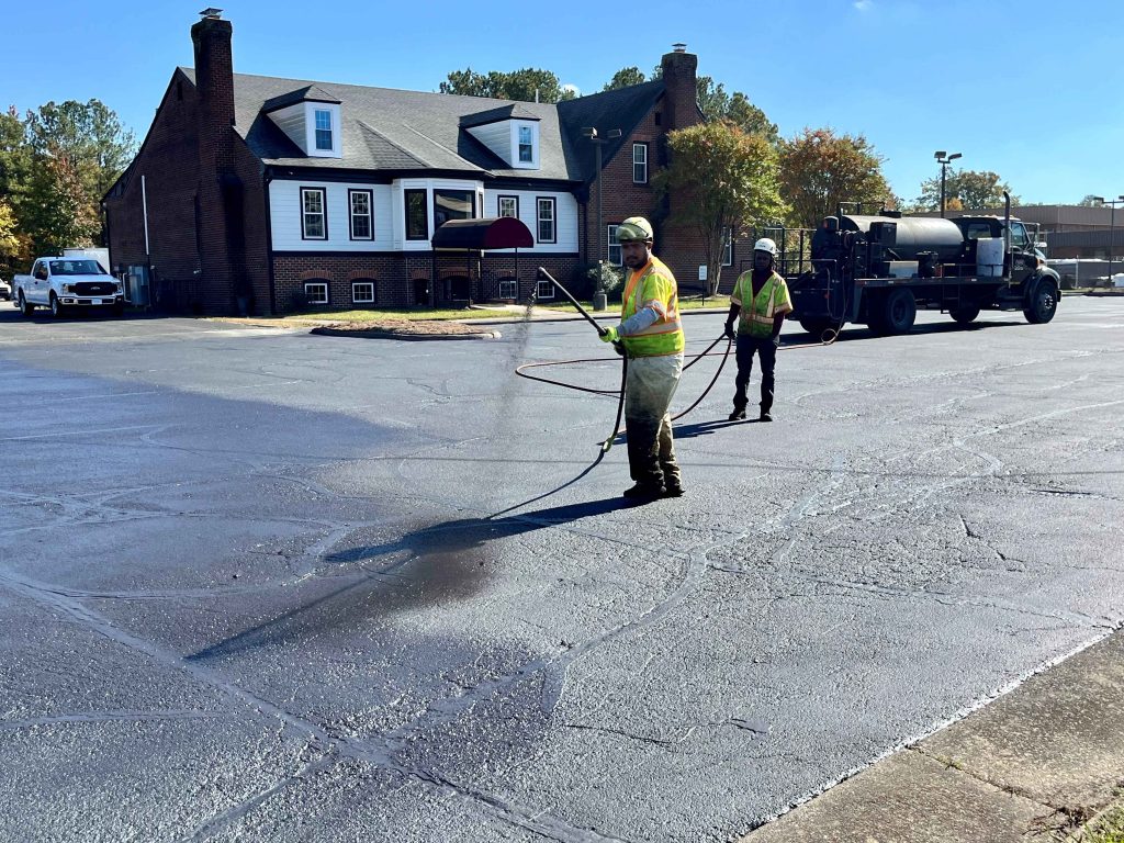 sealcoating services by finley asphalt