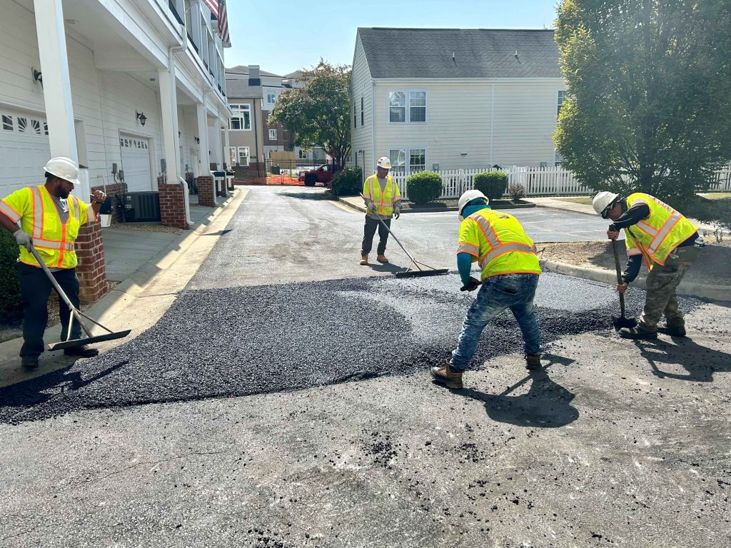 services asphalt patching and pothole repair replace banner or bottom picture